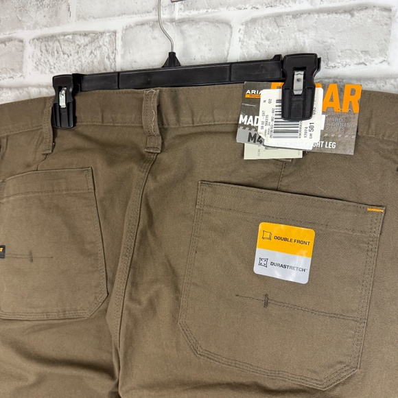 ARIAT Rebar M4 Duraster Dark Green Reinforced Knee Cargo Pants Mens 38 x 30 NWT - Picture 5 of 12